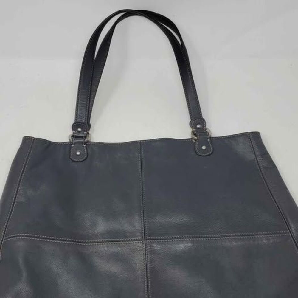 Black Leather Handbag Liz Claiborne